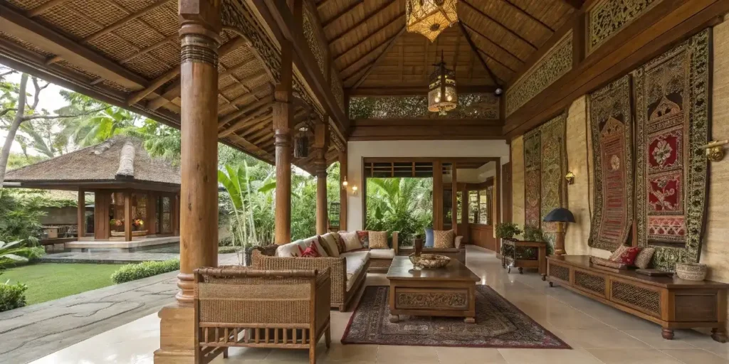 Balinese Interior Design in Different Rooms